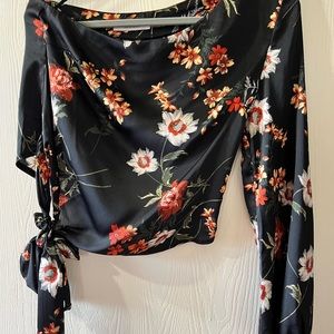 One Shoulder Full Sleeve Top